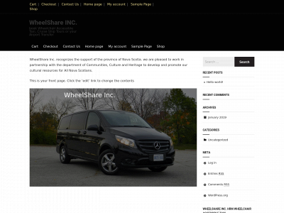 wheelshare.ca snapshot