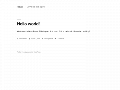 progo.dev snapshot