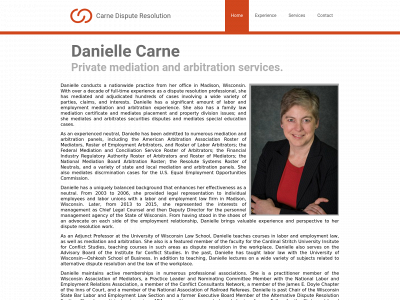 carnedisputeresolution.com snapshot