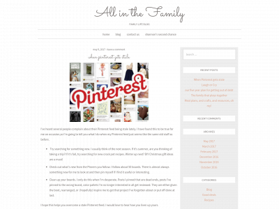 theallinthefamily.com snapshot