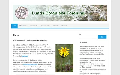 lundsbotaniska.se snapshot