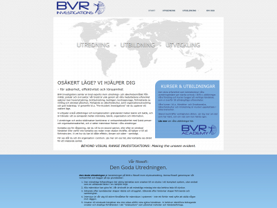 bvrinvestigations.se snapshot