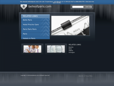 belleofparis.com snapshot