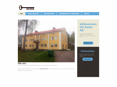 aedix.se snapshot