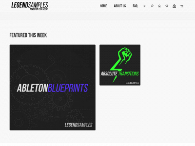 legendsamples.com snapshot
