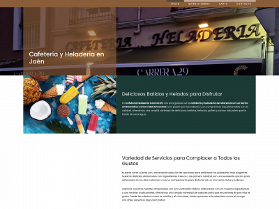 cafeteriaheladeriacarrera29.com snapshot