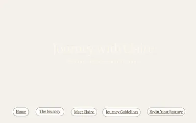 journeywithclaire.com snapshot