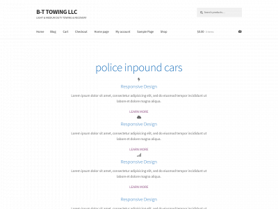 bttowingpoliceinpoundscars.com snapshot