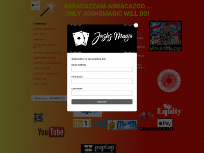 joshsmagic.co.uk snapshot