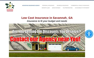 www.advantageinsurancesavannah.com snapshot