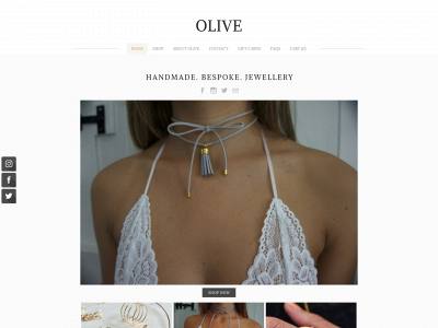www.olivejewellery.com snapshot