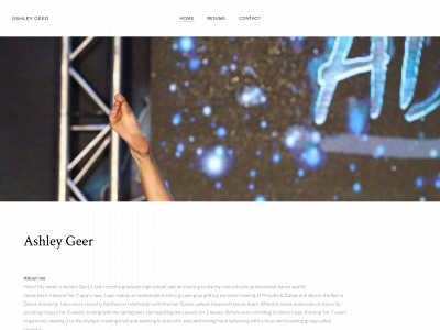 ashleygeerdance.weebly.com snapshot