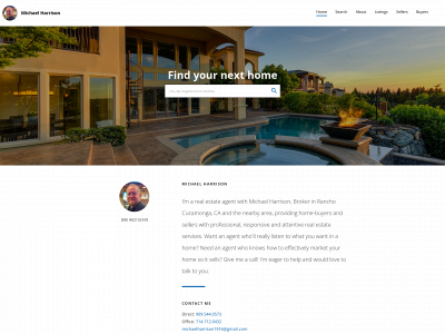 michaelharrisonrealty.com snapshot