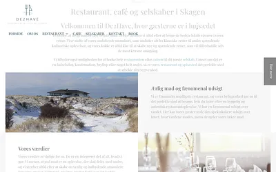 restaurantde2have.dk snapshot