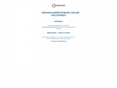 indianacademyofmusic.online snapshot