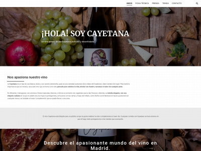 cayetanawines.es snapshot