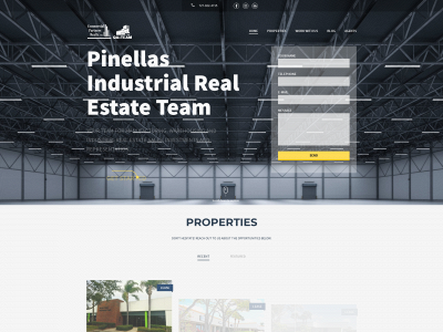 pinellasindustrialrealestate.com snapshot