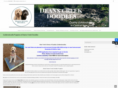 deanscreekdoodles.com snapshot