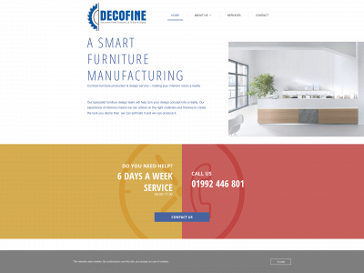 decofine.co.uk snapshot