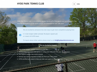 hydeparktennisclub.com snapshot
