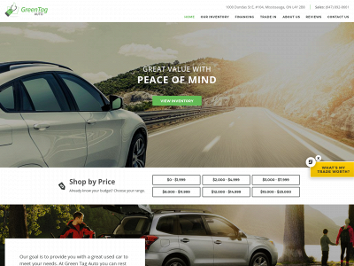 greentagauto.com snapshot