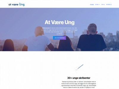 atværeung.dk snapshot