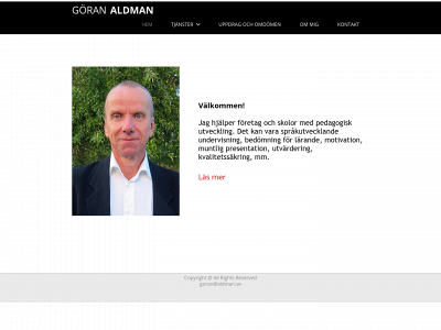 goranaldman.se snapshot