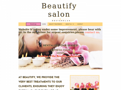 beautifysalon.co.uk snapshot
