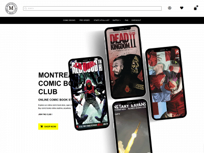 montrealcomicbookclub.com snapshot