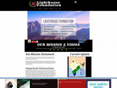 www.lighthousefoundation.co.in snapshot