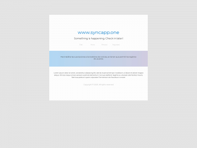 syncapp.one snapshot