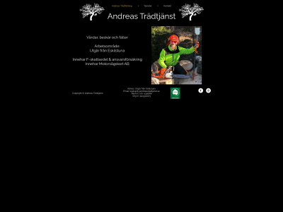 andreastradtjanst.se snapshot