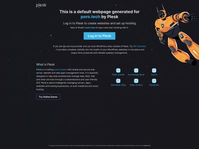 poro.tech snapshot