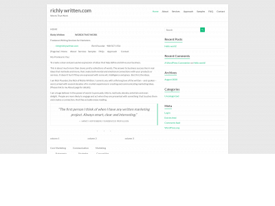 richlywritten.com snapshot
