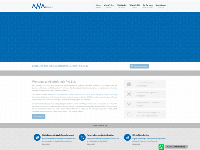 alilainfotech.com snapshot