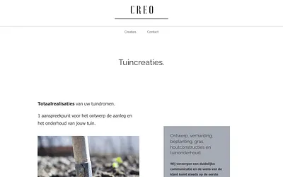 creotuincreaties.be snapshot