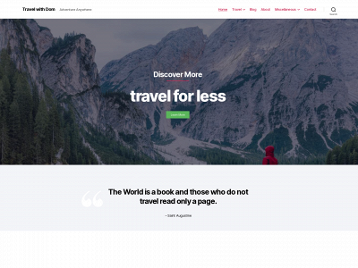 travelwithdom.com snapshot