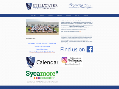 stillwaterchristian.org snapshot