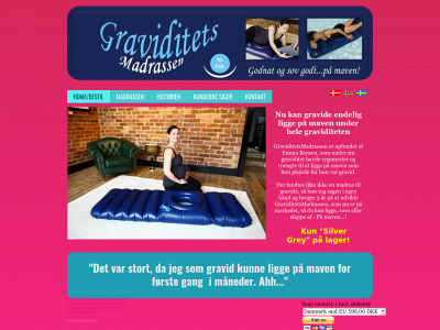 graviditetsmadrassen.dk snapshot