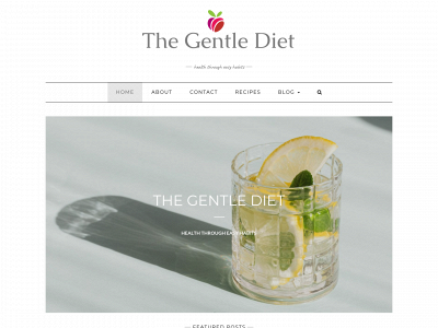 thegentlediet.com snapshot