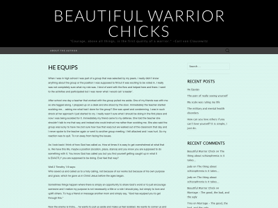 beautifulwarriorchicks.com snapshot