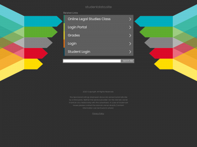 studentdata.site snapshot