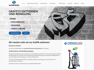 sauberwand.ch snapshot