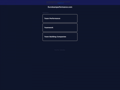 euroteamperformance.com snapshot