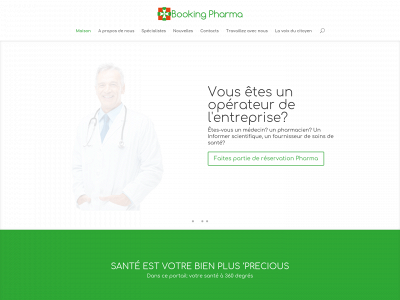 bookingpharma.fr snapshot