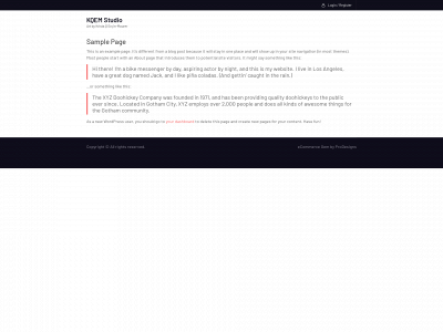 kqemstudio.com snapshot