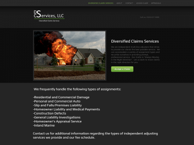 diversified-claims.com snapshot