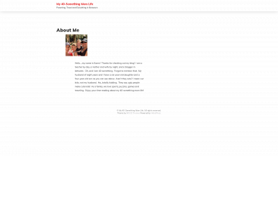my40somethingmomlife.com snapshot