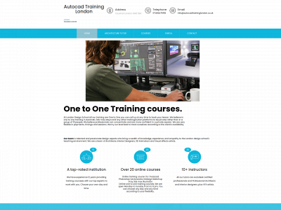 autocadtraininglondon.co.uk snapshot