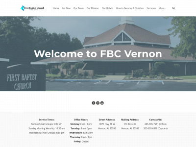 vernonfirstbaptist.org snapshot